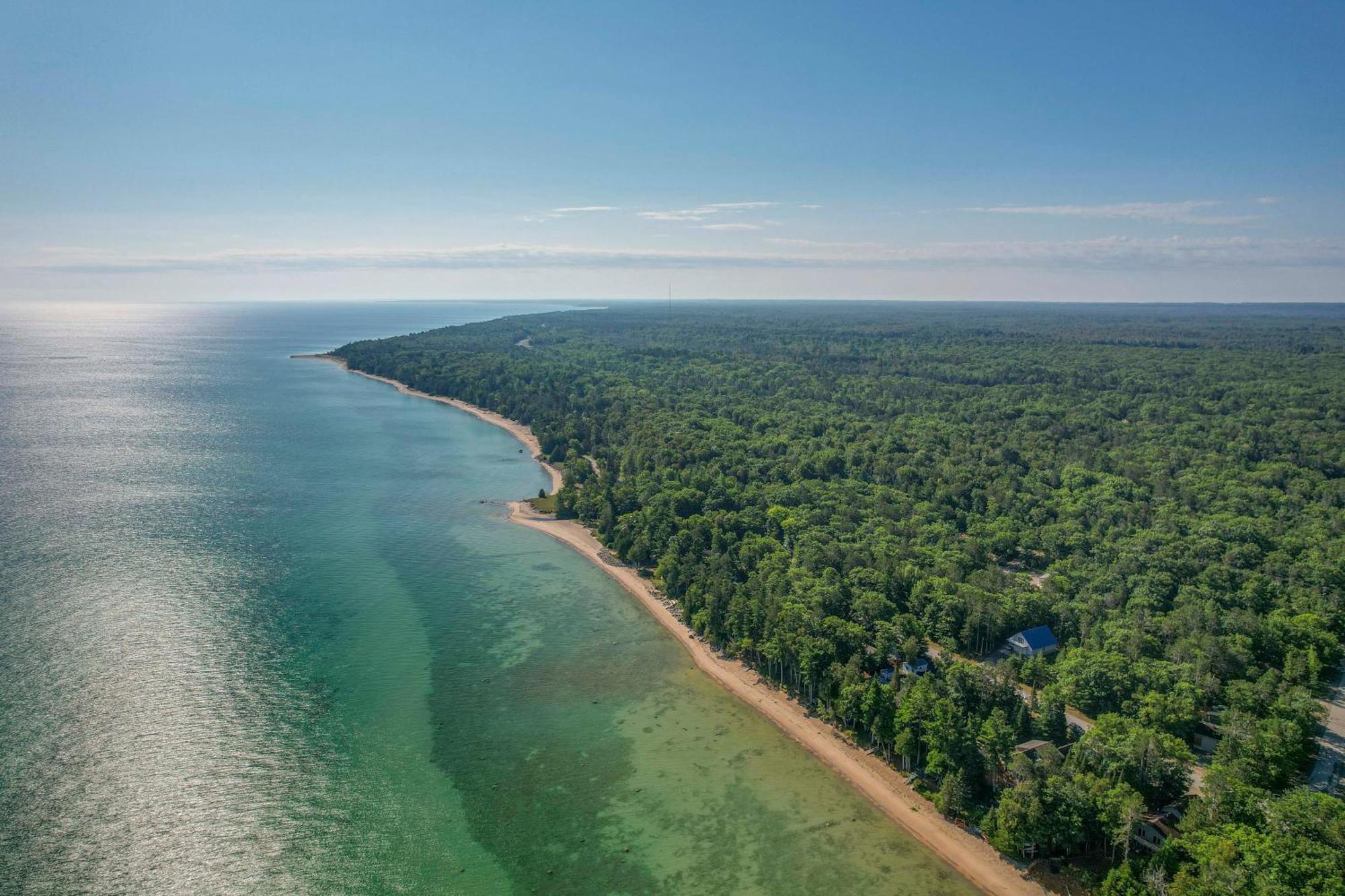 Waterfront Lake Huron Getaway With Private Beach! Rogers City Exterior foto