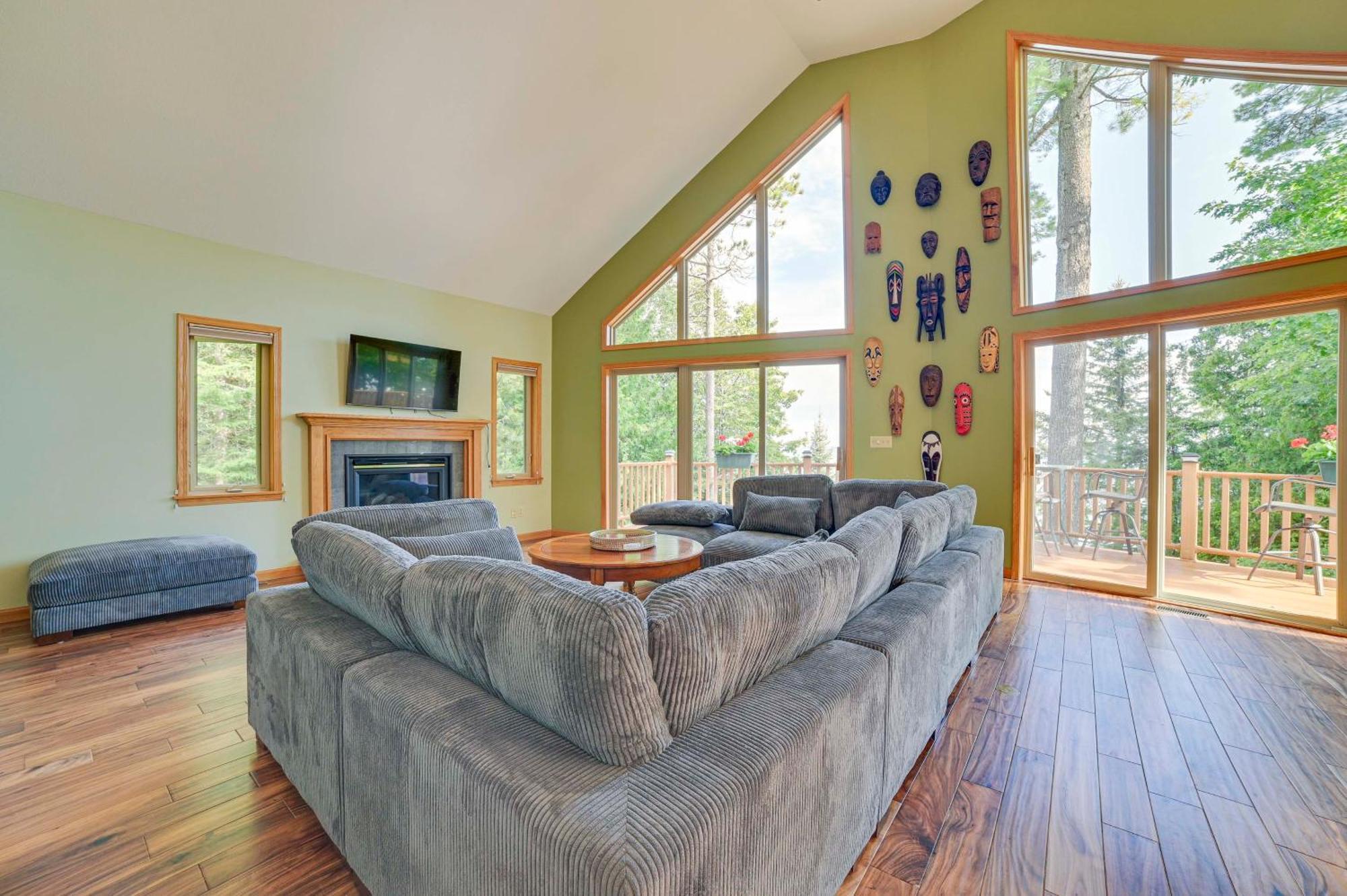 Waterfront Lake Huron Getaway With Private Beach! Rogers City Exterior foto