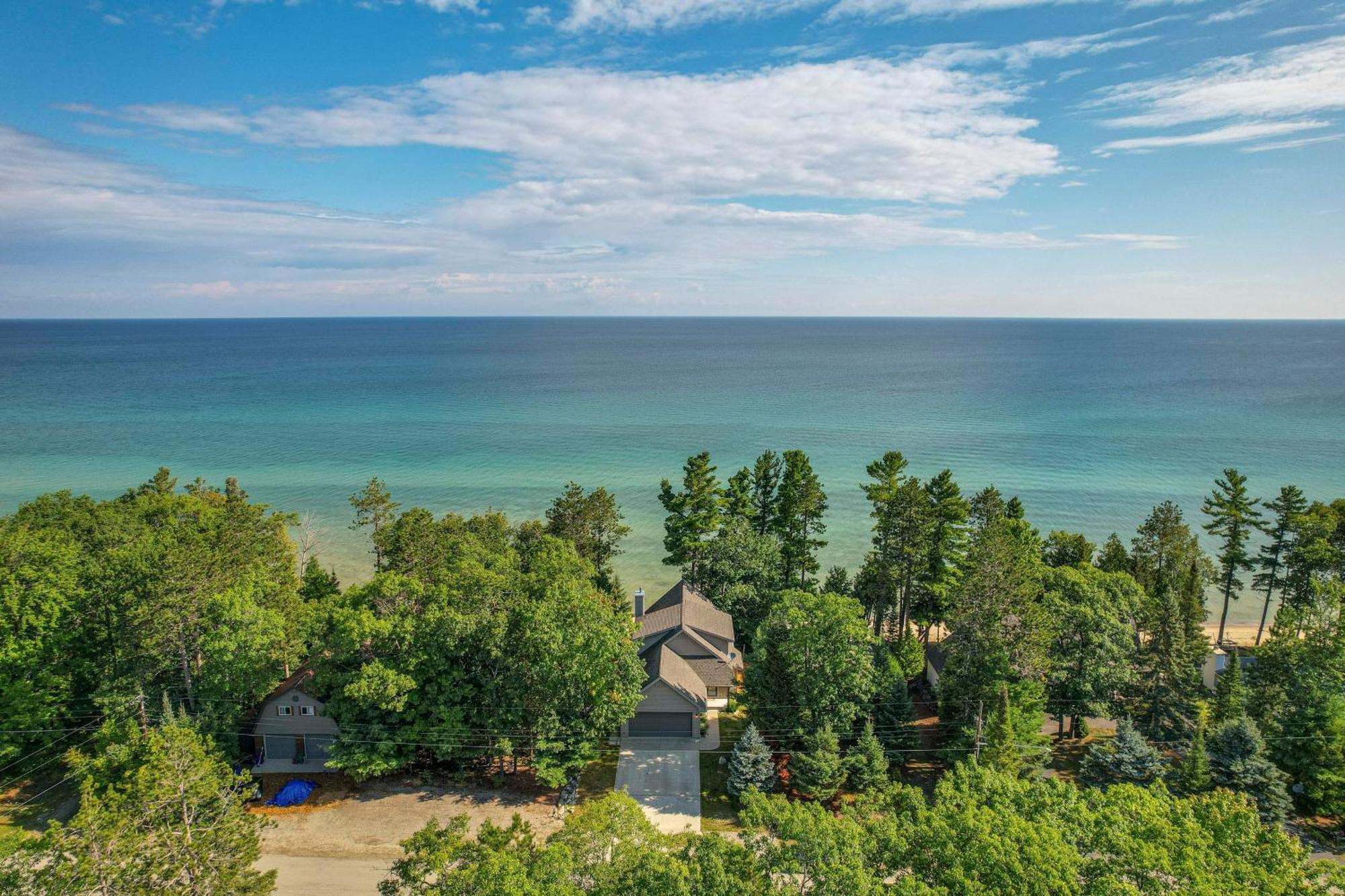 Waterfront Lake Huron Getaway With Private Beach! Rogers City Exterior foto